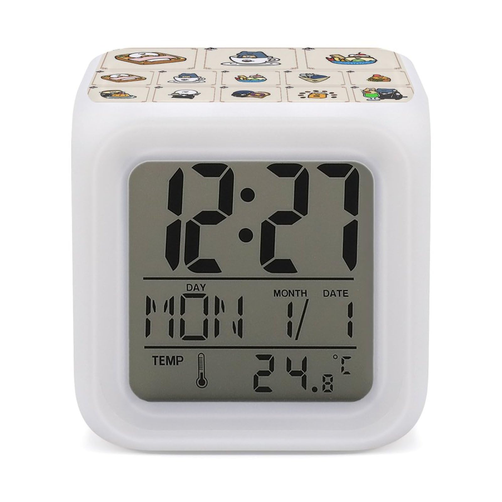 Amazon.co.jp: お文具さん お文-具とい-っしょ 目覚まし時計 カラー